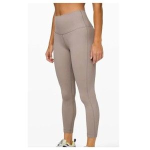 LULULEMON Align II Dark Chrome Leggings Size 6 Hidden Pocket Yoga Pants